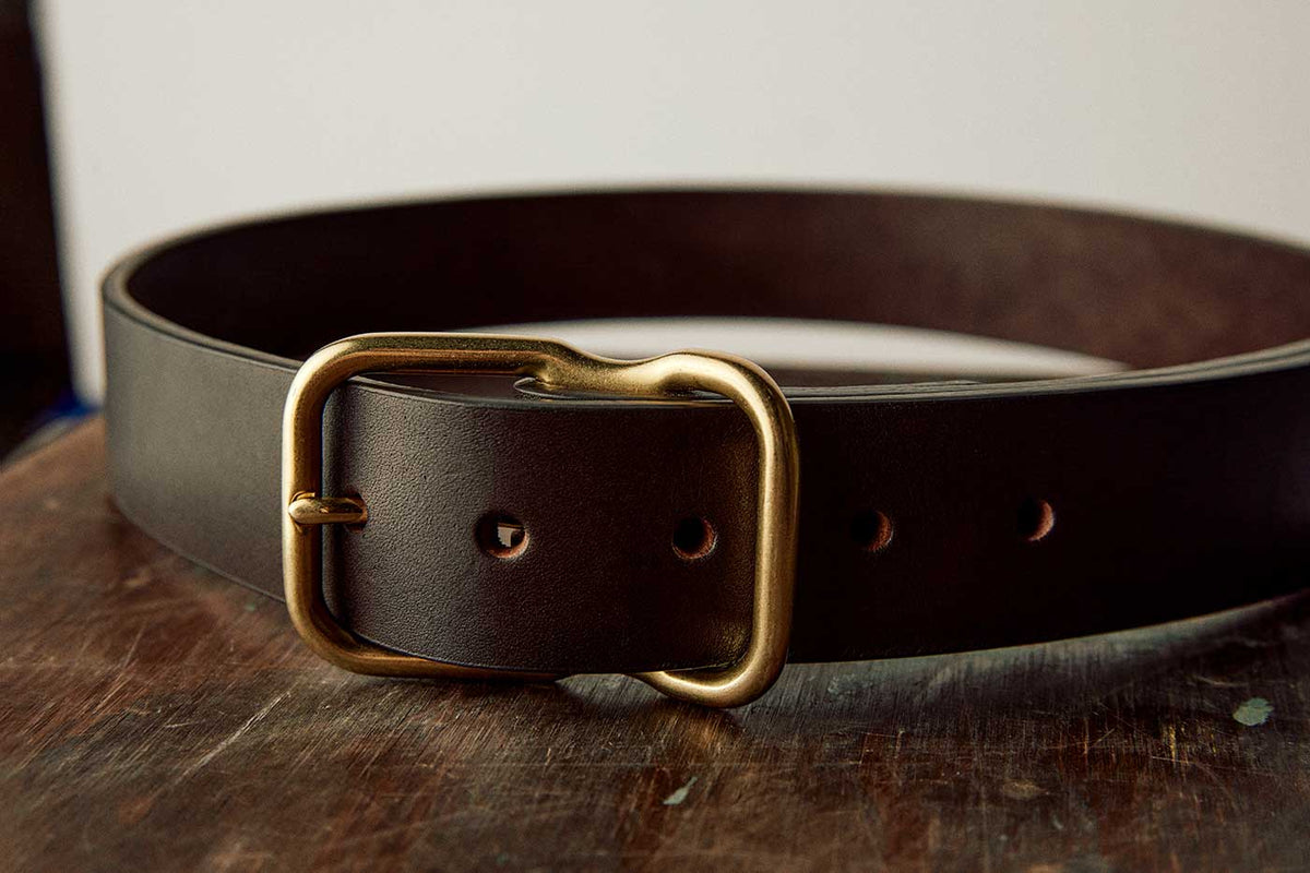 Emil Erwin Signature Belt Dark Brown