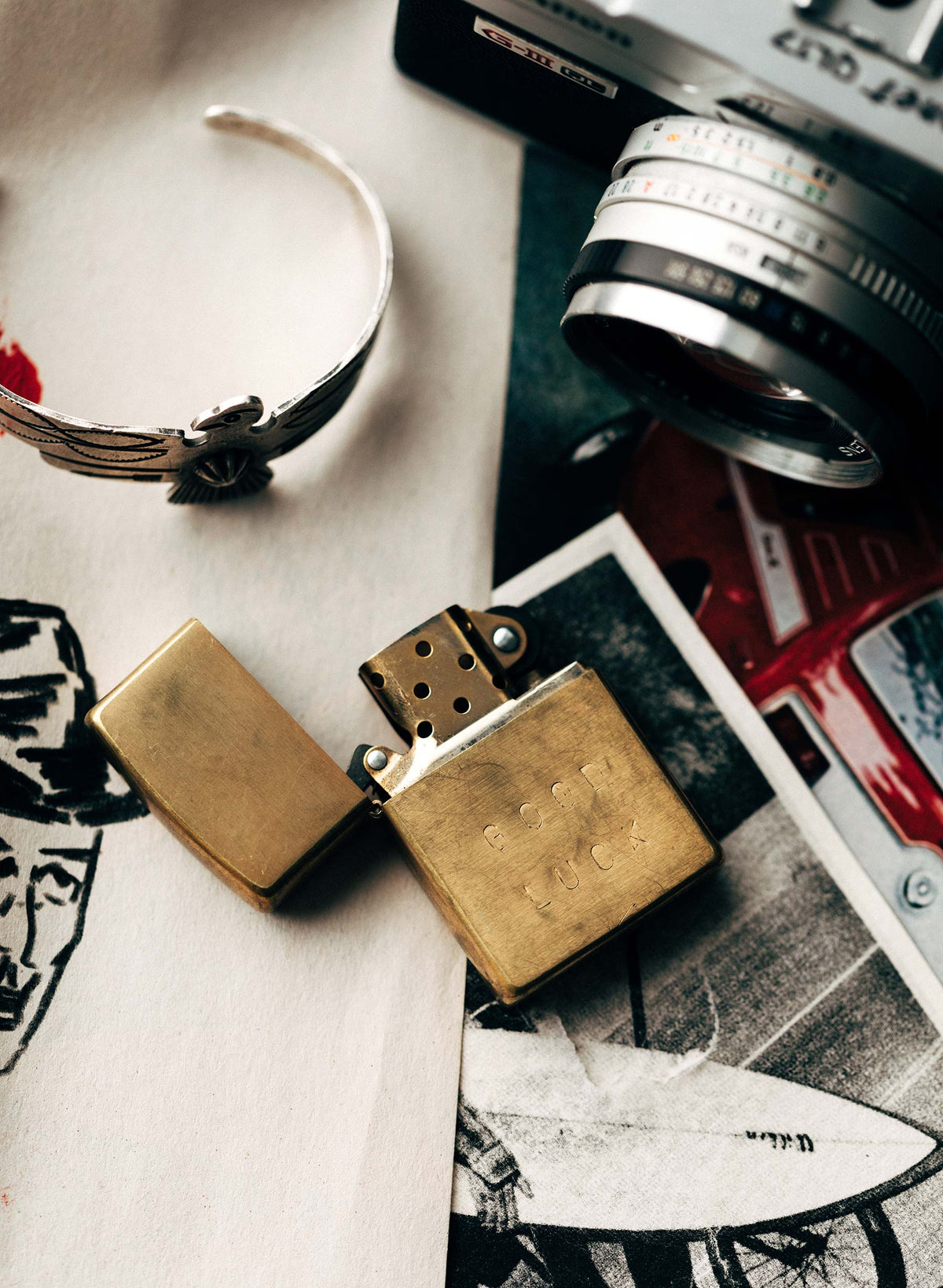 hand stamped 